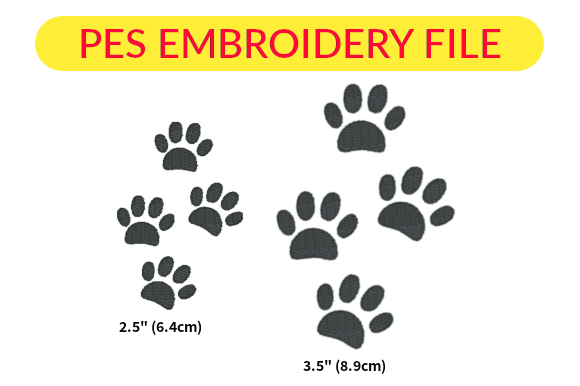 Review: Cartoon Dog Paw Tracks for Boutique Apparel