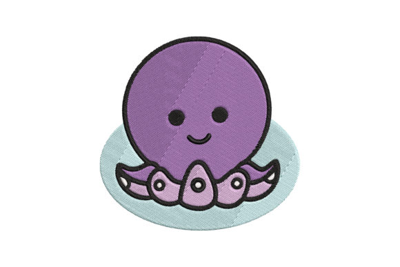 Review: Cute Sea Animal Octopus Cartoon for Holiday Embroidery