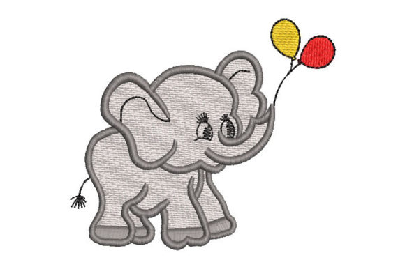 Reviewing Baby Elephant with Balloons for Handmade Projects