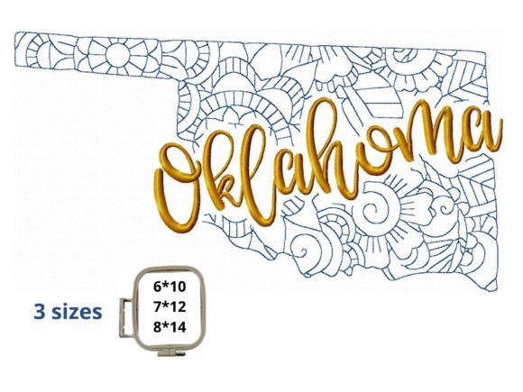Reviewing the Oklahoma State Map for Embroidery Projects
